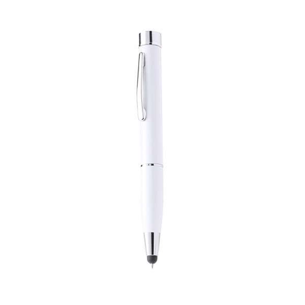 Power Bank Stylus Touch Ball Pen Solius - White