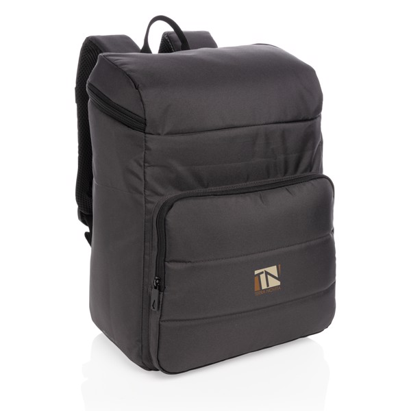 Impact AWARE™ RPET cooler backpack - Black