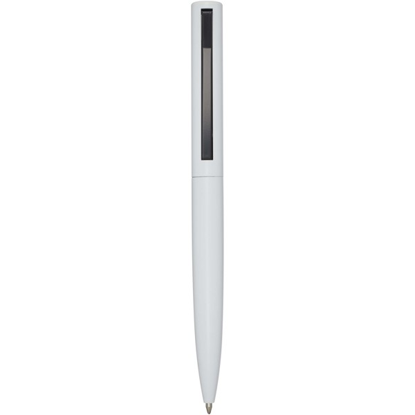 Juana recycled aluminium ballpoint pen (black ink) - White
