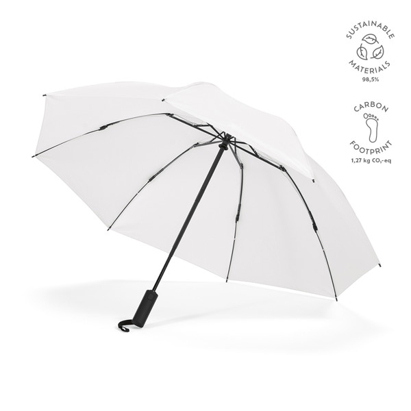 Presley Foldable Umbrella - White