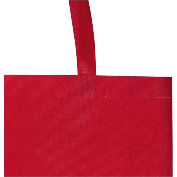 EcoSeal GRS recycled nonwoven gusset tote bag 12L - Red