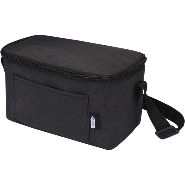 Tundra 6-can GRS RPET cooler bag 5L - Heather Charcoal