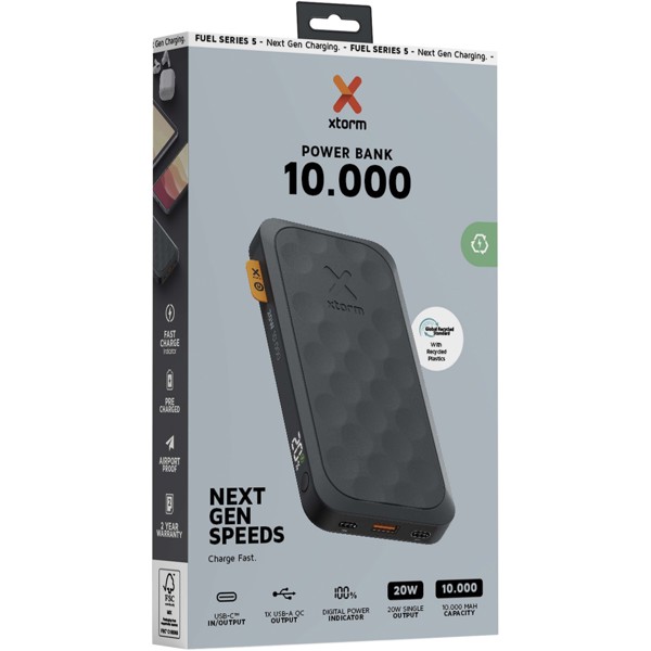 Xtorm FS510 Fuel Series 10.000 mAh 20W power bank - Midnight Black