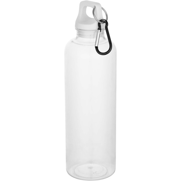 Oregon 750 ml RCS recycled plastic water bottle with carabiner - White