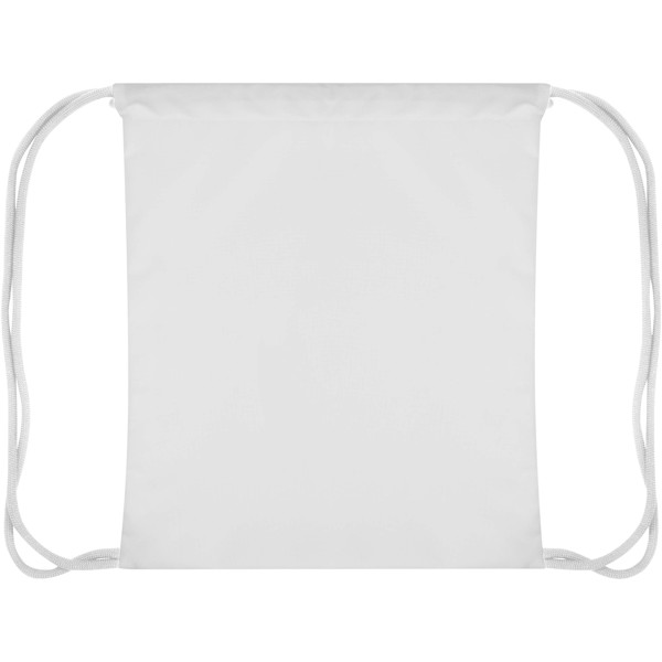 Cal sublimation drawstring bag - White / White