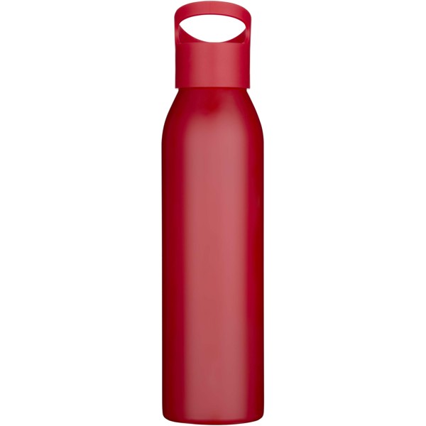 Sky 650 ml RCS recycled single wall stainless steel water bottle - Red