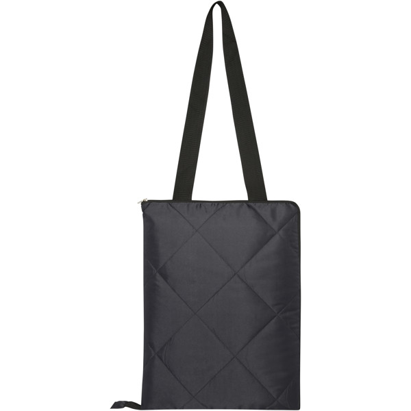 Clary GRS recycled polyester picnic blanket - Black