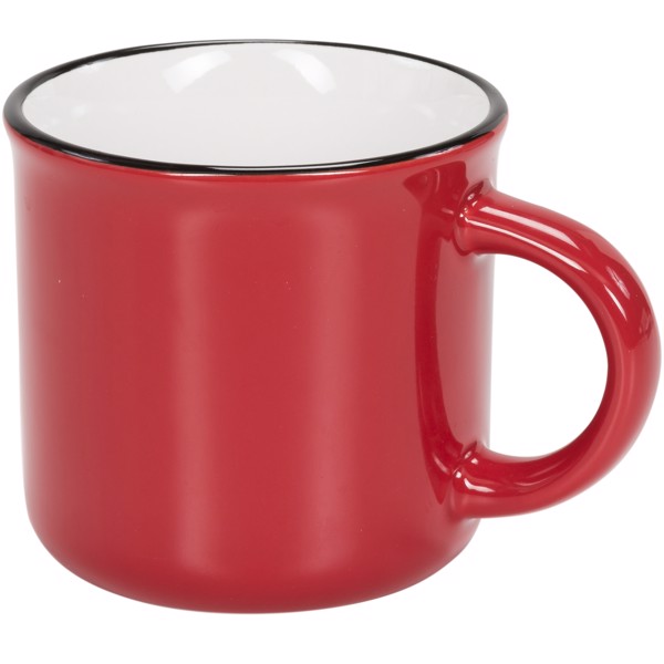 Taza de cerámica de 310 ml "Lakeview" - Rojo
