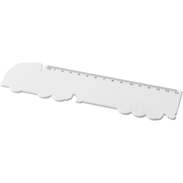 Tait 15 cm lorry-shaped recycled plastic ruler