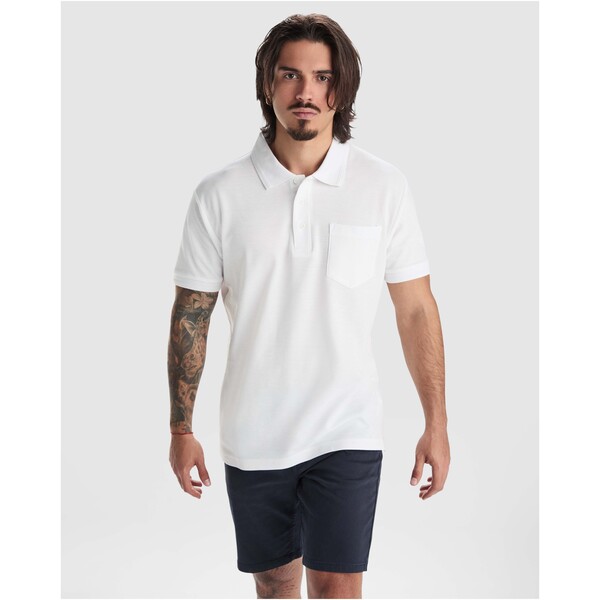 Centauro Premium short sleeve unisex polo - Red / 3XL