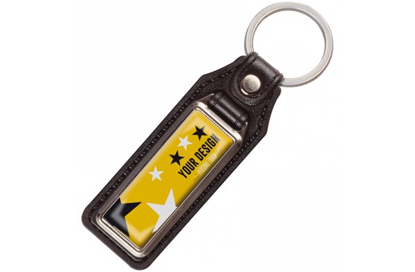 Keyring metal with Doming