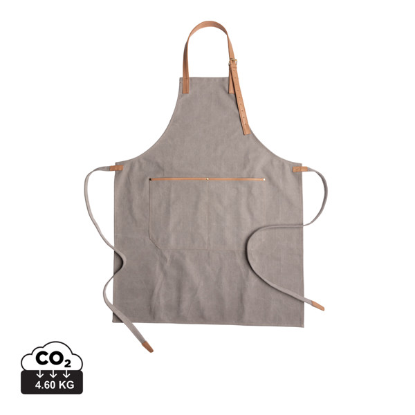 Deluxe canvas chef apron - Grey