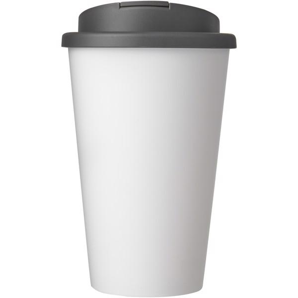 Americano® vaso 350 ml con tapa antigoteo - Blanco / Gris