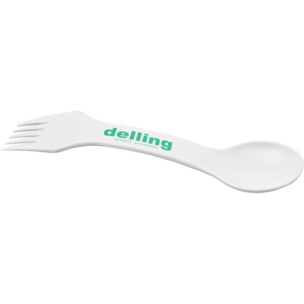 Epsy 3-in-1 spoon, fork, and knife - White