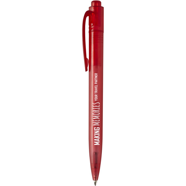 Thalaasa ocean-bound plastic ballpoint pen (black ink) - Red