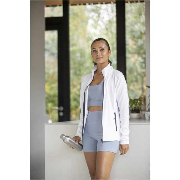 Zelus women's fleece jacket - White / L