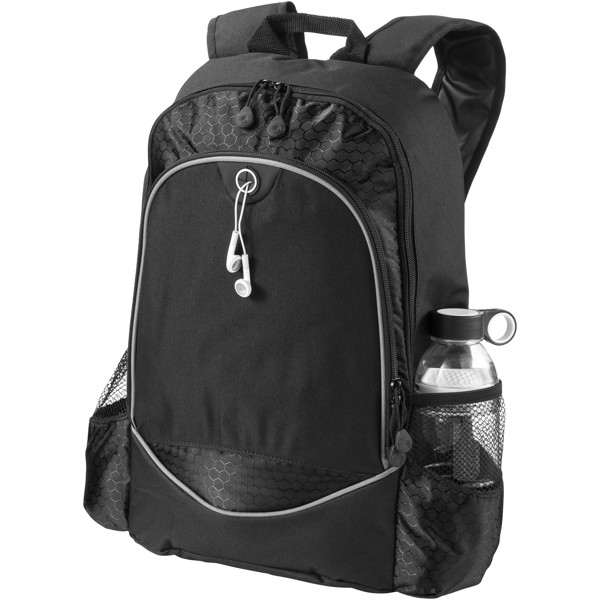 Benton 15" Laptop-Rucksack - schwarz