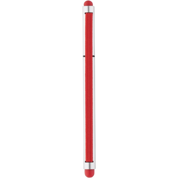 Stretch ballpoint pen with elastic strap