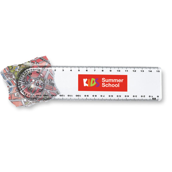 Ruler with magnifier Lasta
