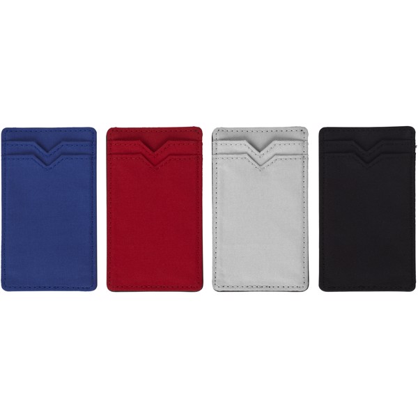 Eye dual pocket RFID smartphone wallet - Silver