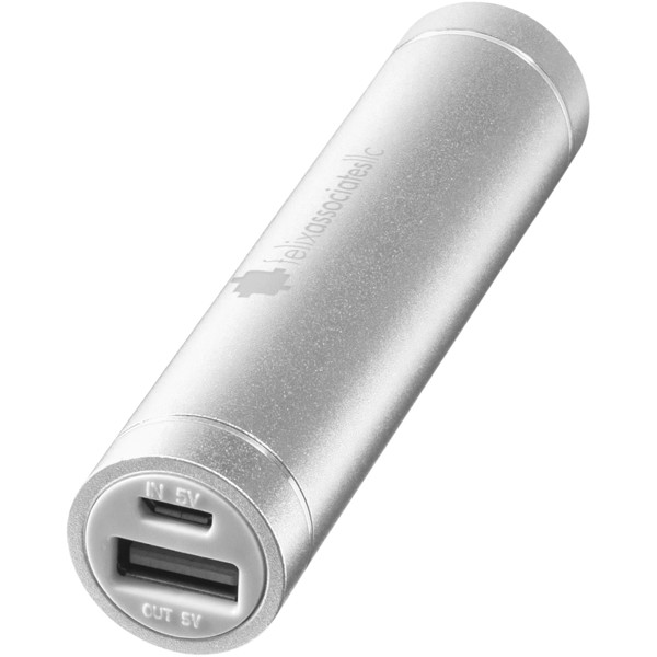 Bolt 2200 mAh power bank - Silver