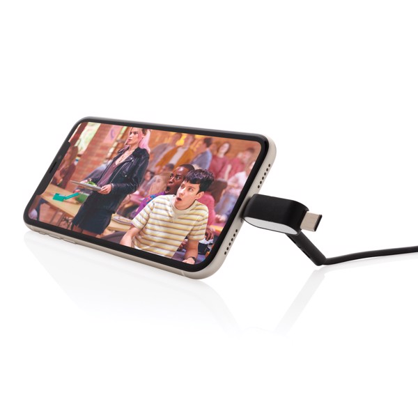 3-in-1 phone stand cable