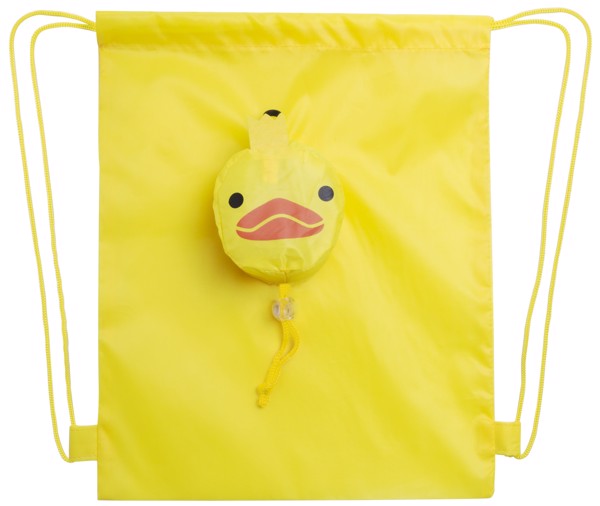 Foldable Drawstring Bag Kissa - White