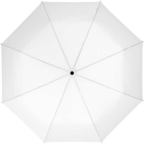 Wali 21\" foldable auto open umbrella - White