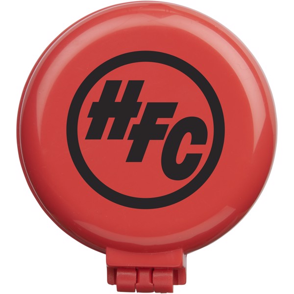 Cepillo plegable con espejo "Foldy" - Rojo