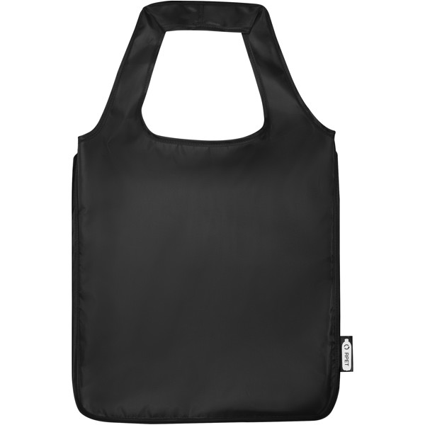 Ash RPET large foldable tote bag 14L - Black