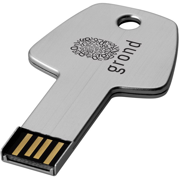 USB disk Key, 4 GB - Stříbrný