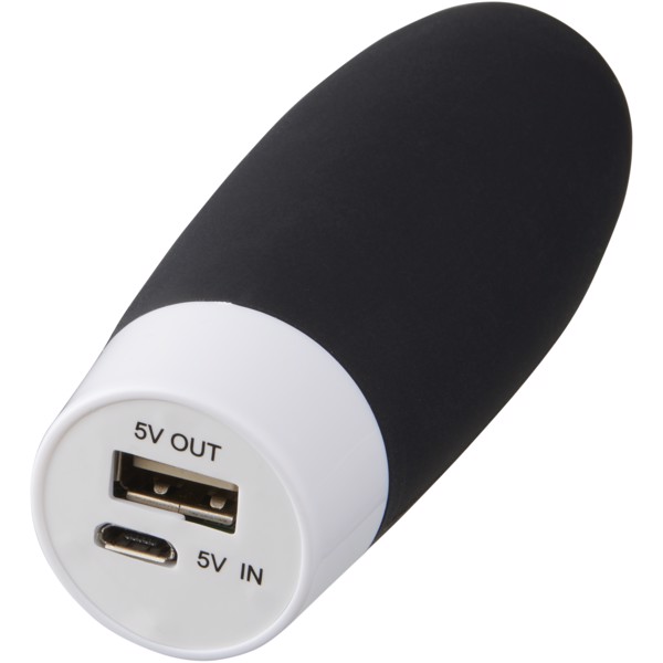 Finn 2200 mAh stress reliever power bank - Solid black