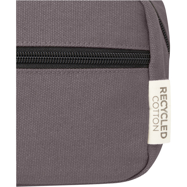 Joey GRS recycled canvas travel accessory pouch bag 3.5L - Grey