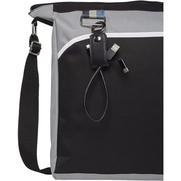 Posh 3-in-1 charging cable - Solid black