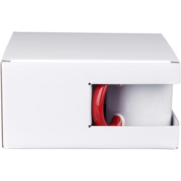 Set de regalo de 4 tazas de sublimación "Ceramic" - Rojo