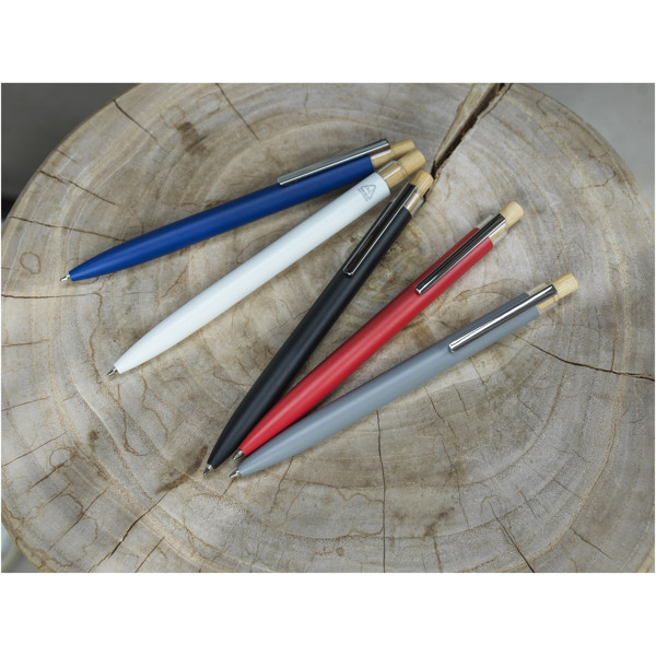 Nooshin recycled aluminium ballpoint pen (black ink) - White