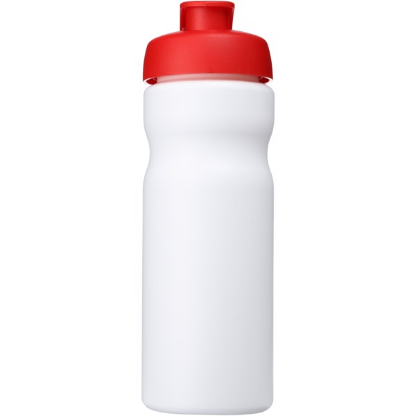 Sportovní láhev s vyklápěcím víčkem Baseline® Plus 650 ml - Bílá / Červená s efektem námrazy