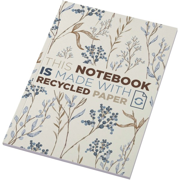 Novella Austen A5 recycled soft cover notebook - 50 sheets - Ivory White