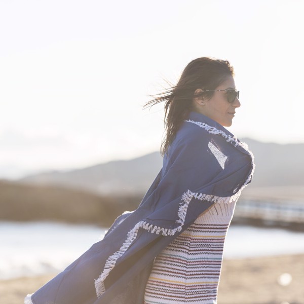 Beach Mat Hansier - White