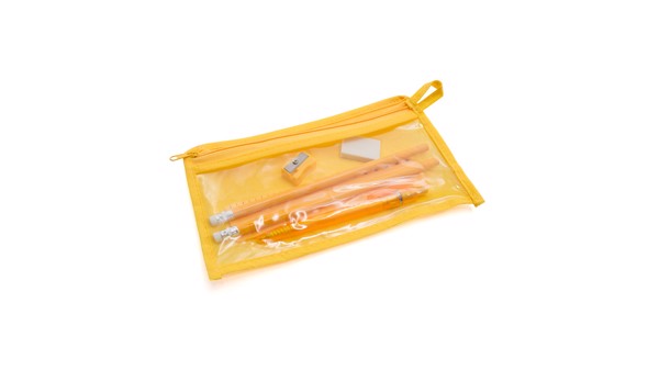 Pencil Case Set Baiku - Yellow