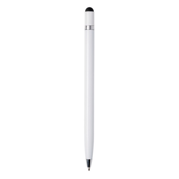 Simplistic metal pen - White