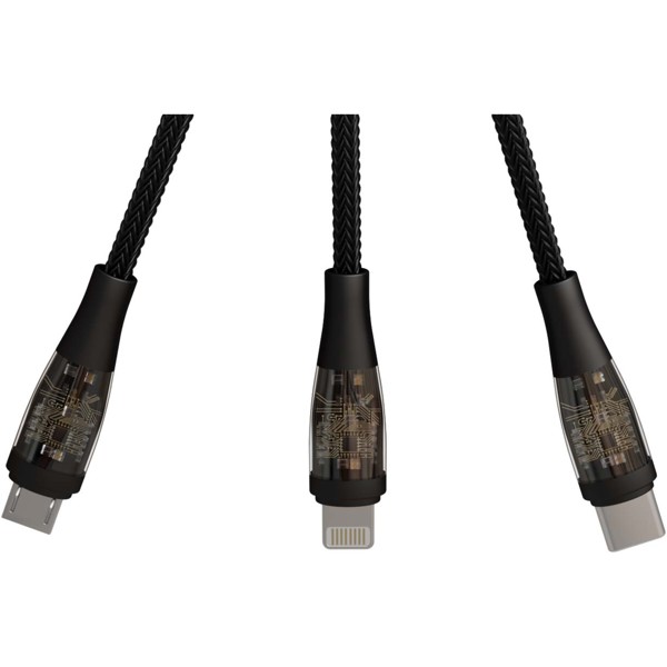 SCX.design C50 5-in-1 fast charging 100W/5A cable with digital display