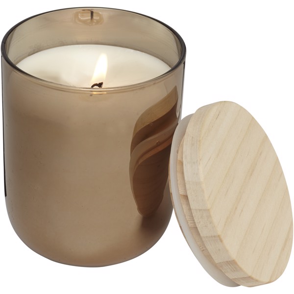 Lani candle with wooden lid
