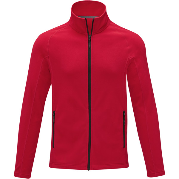 Zelus men's fleece jacket - Red / S