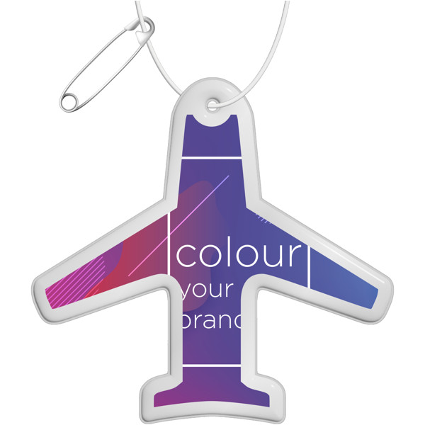 RFX™ H-09 plane reflective PVC hanger - White