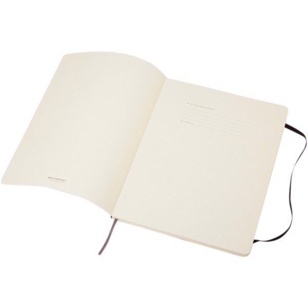 Moleskine Classic XL soft cover notebook - ruled - Black