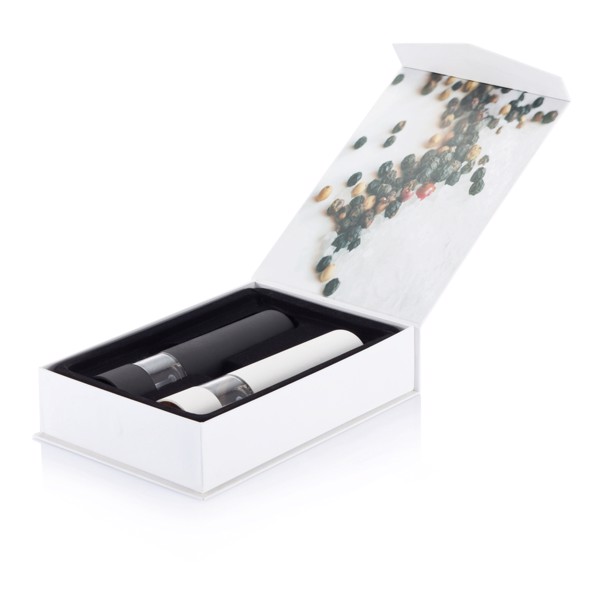 Sada elektrického mlýnku na sůl a pepř