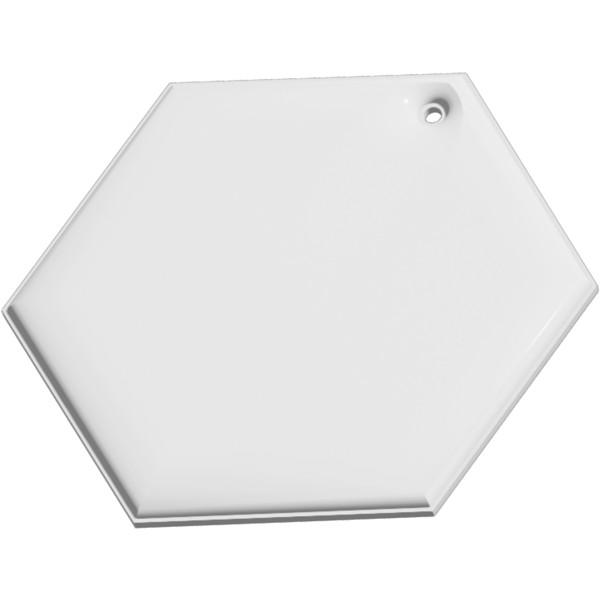 RFX™ H-12 hexagon reflective PVC hanger - White