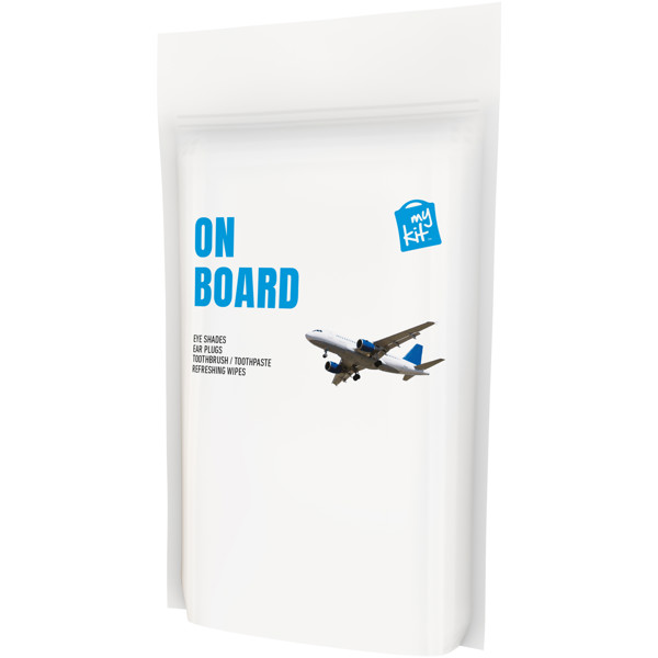 MyKit On Board Travel Set with paper pouch - White