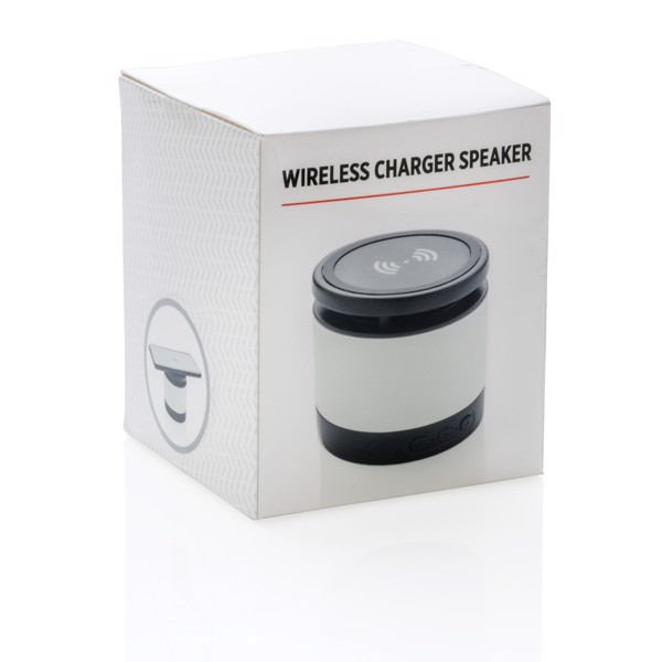 Wireless charger speaker